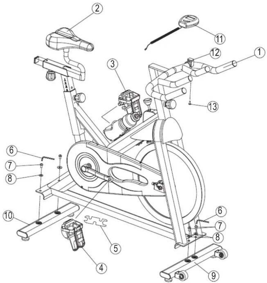 Horizon Fitness M4 - AVERTISSEMENT - 3