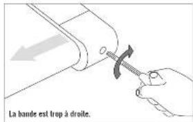 Horizon Fitness CT7.0 - TENSIONNEMENT DE LA BANDE - 1
