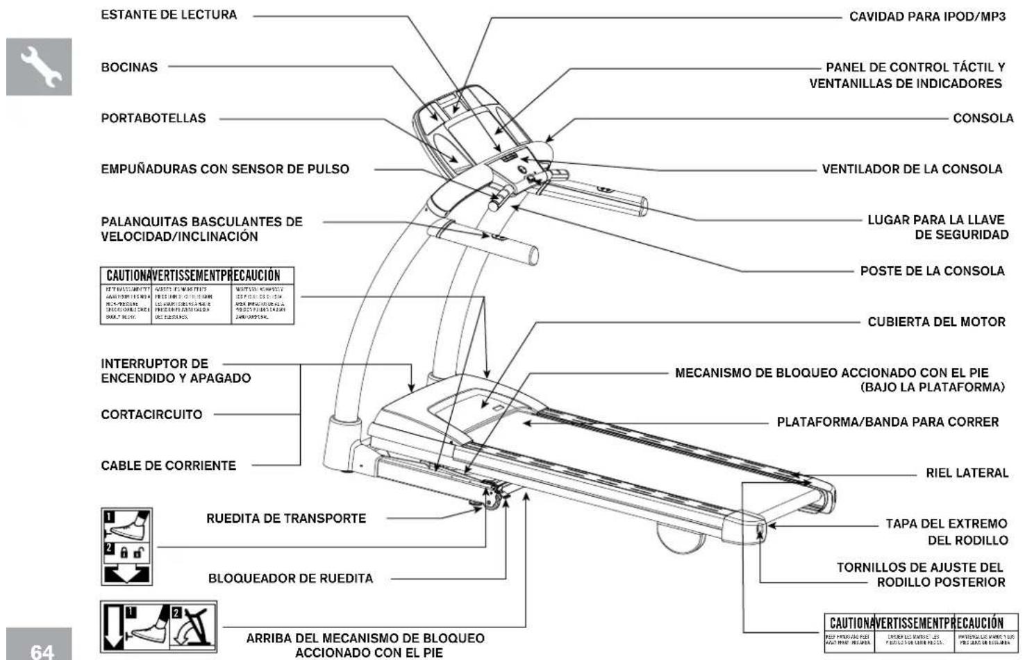 Horizon Fitness CT12.1 - AdVERTENCIA - 2