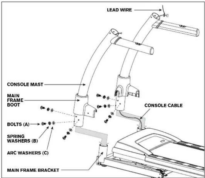 Horizon Fitness CT12.1 - ASSEMBLY STEP 1 - 4