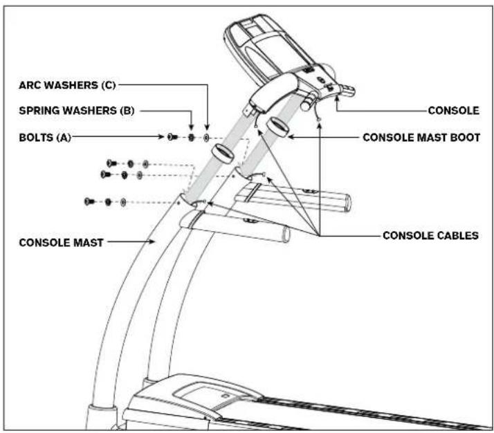 Horizon Fitness CT12.1 - ASSEMBLY STEP 3 - 4