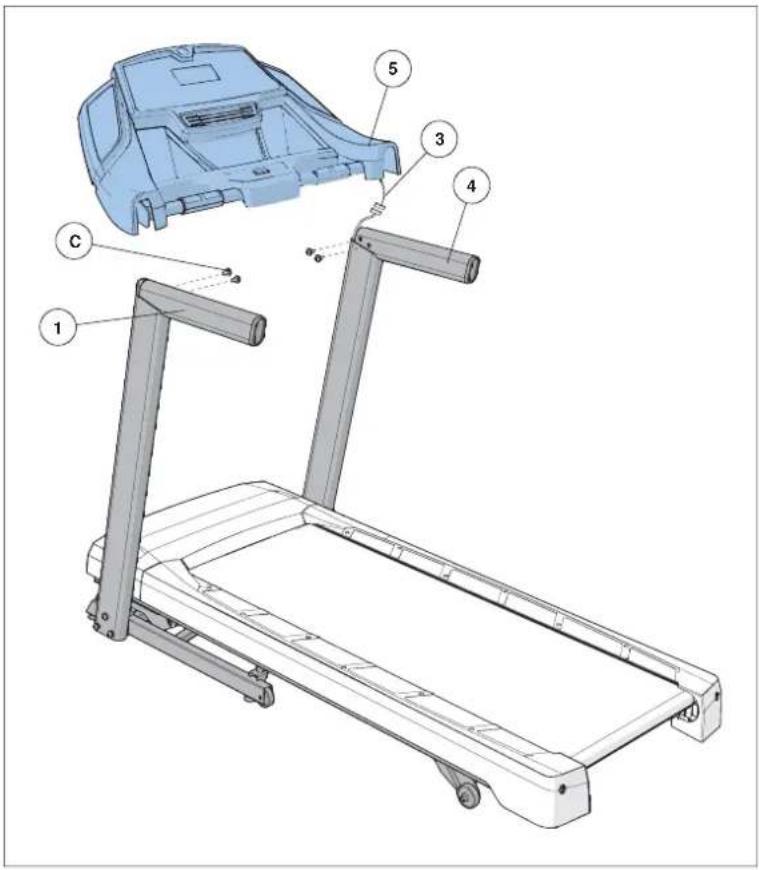 Horizon Fitness CT7.2 - ASSEMBLY STEP 4 - 1