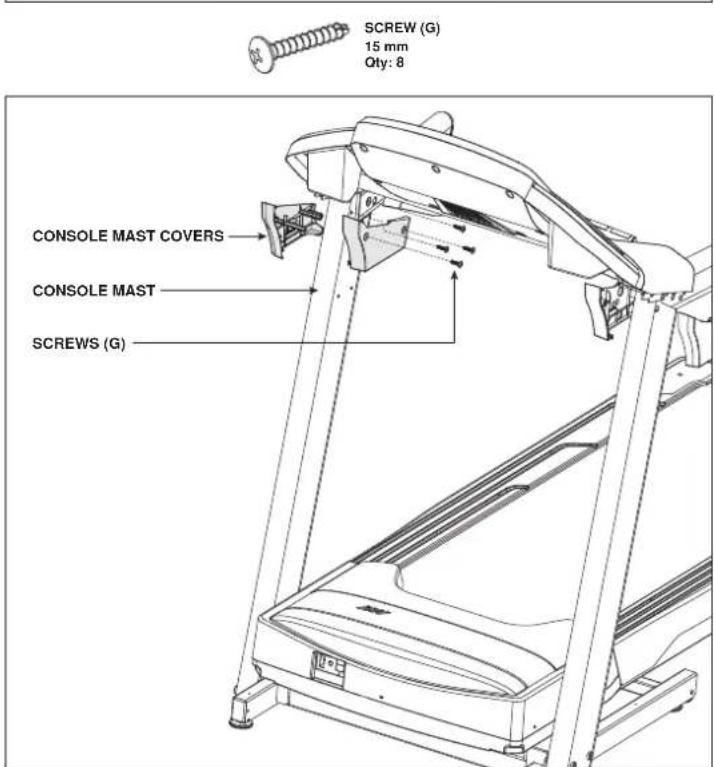 Horizon Fitness CT9.3 - HARDWARE FOR STEP 4: - 1