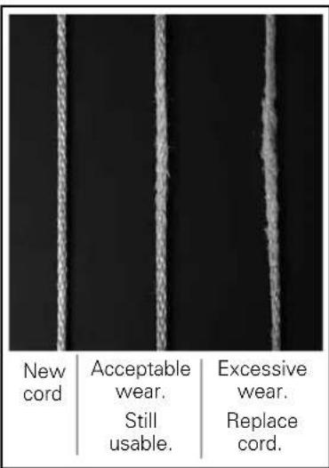 Concept2 SkiErg 1 - A Description of Cord Wear/Damage: - 1
