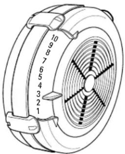 Concept2 SkiErg 1 - Vaimennussäätö - 1
