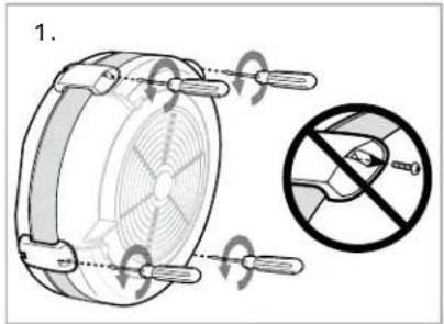 Concept2 SkiErg 1 - Åpning og rengjøring av svinghjul / vifte - 1