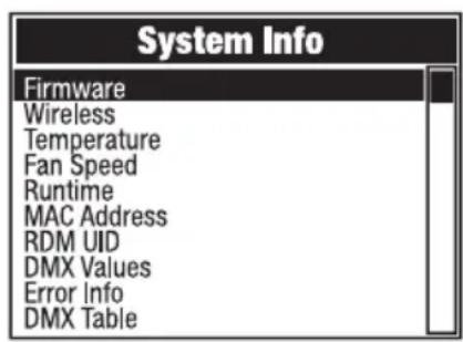 Cameo OTOS W3 - IMPOSTAZIONI DI SISTEMA (Settings) - 3