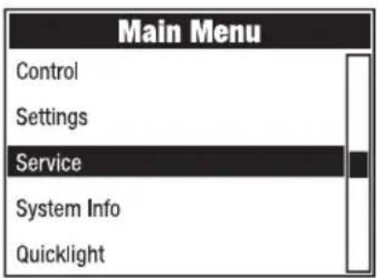 Cameo OTOS W3 - MENU SERWISOWE (Service) - 1