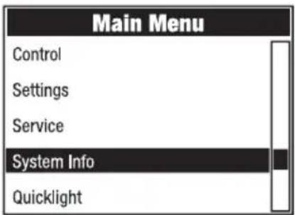 Cameo OTOS W3 - SYSTEM INFORMATION (System Info) - 1