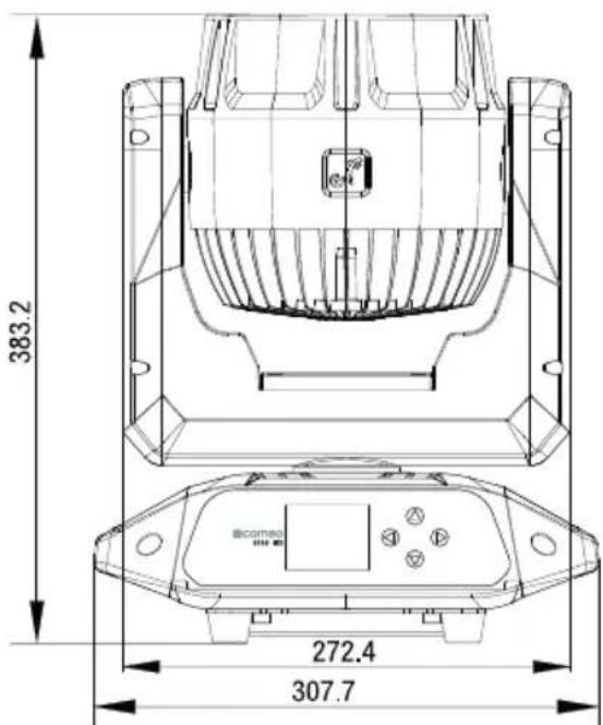 Cameo OTOS W3 - DIMENSIONS (mm) - 1