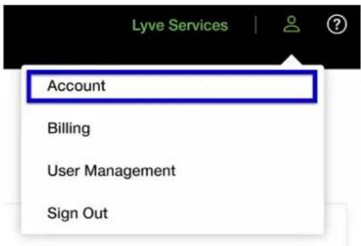 SEAGATE Lyve Mobile Shuttle - Comment changer de compte? - 1
