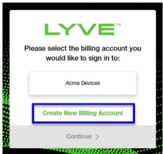 SEAGATE Lyve Mobile PCIe Adapter - Comment créer un compte de facturation supplémentaire - 1