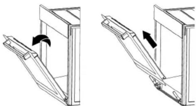 GRUNDIG GEBM11301XMP - Removing the oven door - 4
