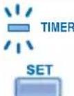PANASONIC CS-A24JKD - TO SET THE TIMER - 3