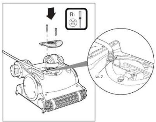 MAYTRONICS Dolphin Premier - Cleaning the impeller - 3