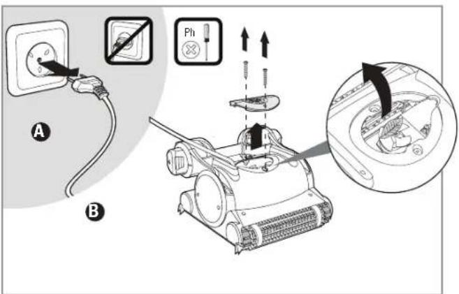 MAYTRONICS Dolphin Premier - Staccate il trasformatore. - 1