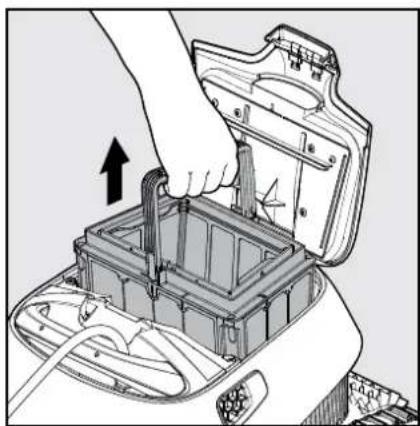 MAYTRONICS Dolphin Advantage ULTRA - Nettoyage après usage – Désassemblage et nettoyage du panier à double filtrage - 3
