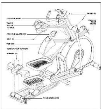 Horizon Fitness GS1050E - eX-68,eX-78 ASSEMBLY SteP 6 - 1