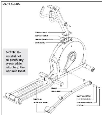 Horizon Fitness GS1050E - ASSEMBLY SteP 3 - 1