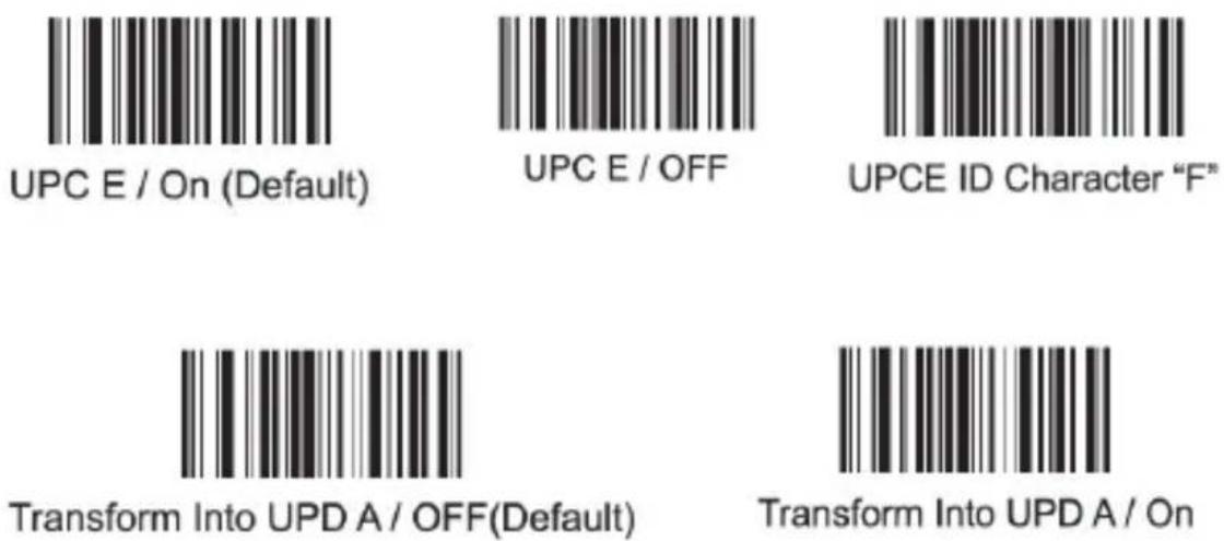 Aplic 302614 - Barcode settings - 26