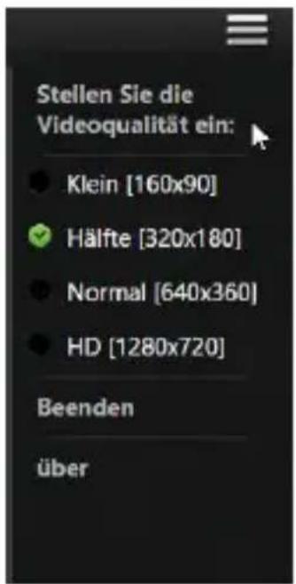 Aplic 301588 - Einstellen der Videoqualität - 2
