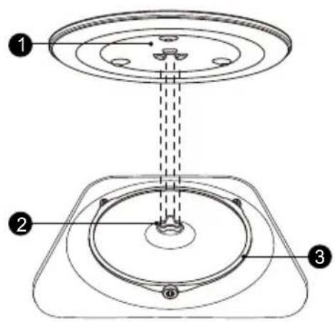 HAIER H38DMWID46NB - INSTALACIÓN DEL PLATO GIRATORIO - 1