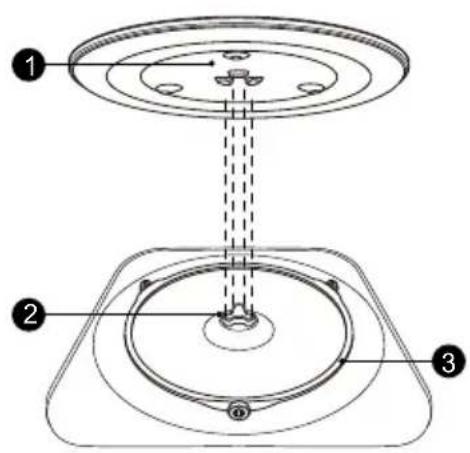 HAIER H38DMWID46NB - INSTALLAZIONE DEL PIATTO GIREVOLE - 1