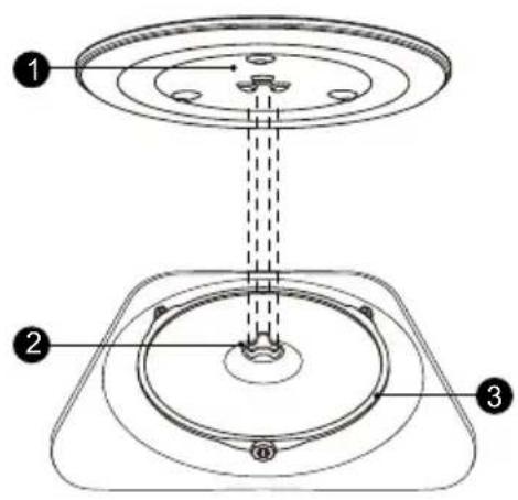 HAIER H38DMWID46NB - INSTALLATION DU PLATEAU TOURNANT - 1