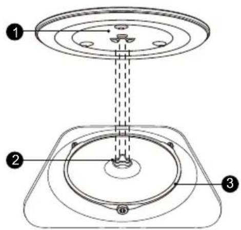 HAIER H38DMWID46NB - INSTALACE OTOČNÉHO TALÍŘE - 1