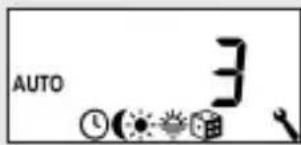 RADEMACHER DuoFern HomeTimer 9498 - Menu 3 - Adapter la fonction crépusculaire automatique du soir [ ( ] - 2