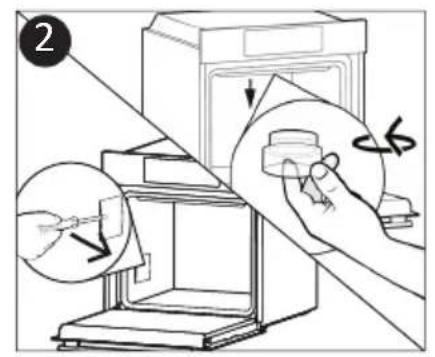 CANDY FIDC N200IT - Changing the Bulb (A seconda del modello del forno.) - 2