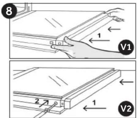 CANDY FIDC N200IT - REMOVAL AND CLEANING OF THE SIDE RACKS - 7