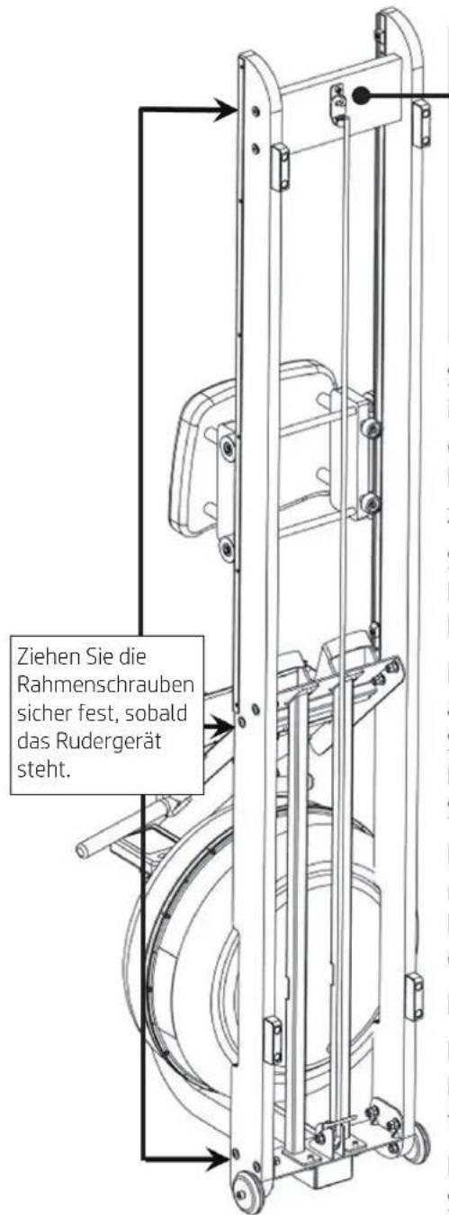 TUNTURI by Fluid Signature R90W - Anbringen des Bungee-Codes und Abschließen der Ruderer-Montage - 1