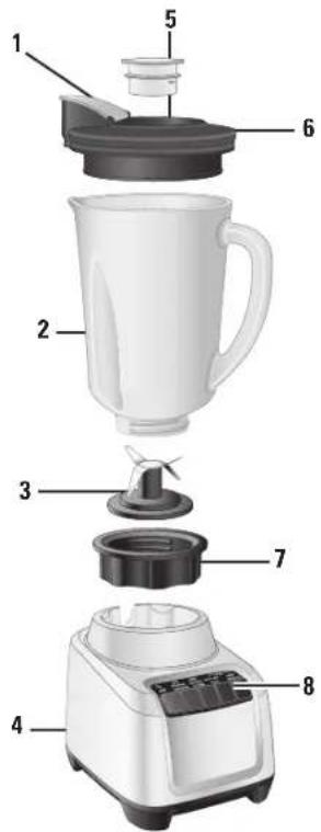 HAMILTON BEACH 53524 - Parts and Features - 1