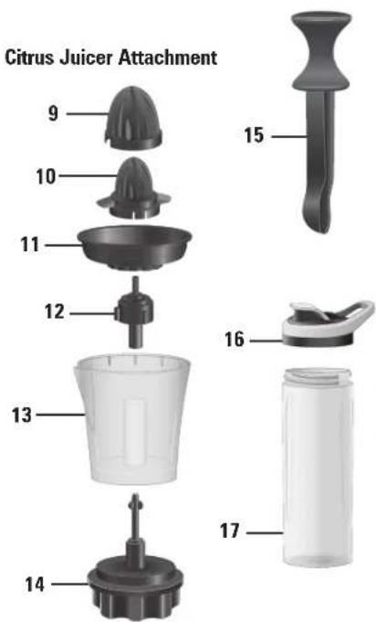 HAMILTON BEACH 53524 - Parts and Features - 2