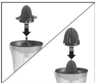HAMILTON BEACH 53524 - Utilisation de l'accessoire d'extraction de jus - 3