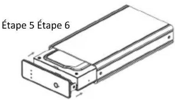 Étape 5 Étape 6