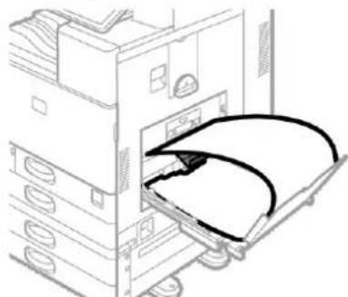 RICOH IM C7010 - Chargement du papier dans le magasin guide-papier pour pages de garde - 7