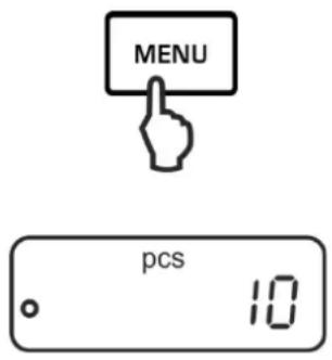 MENU pcs 10