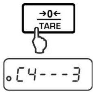 →0← /TARE . [4---3]