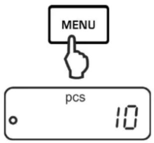 MENU pcs 10