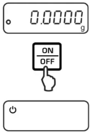 0.0000 g ON OFF +