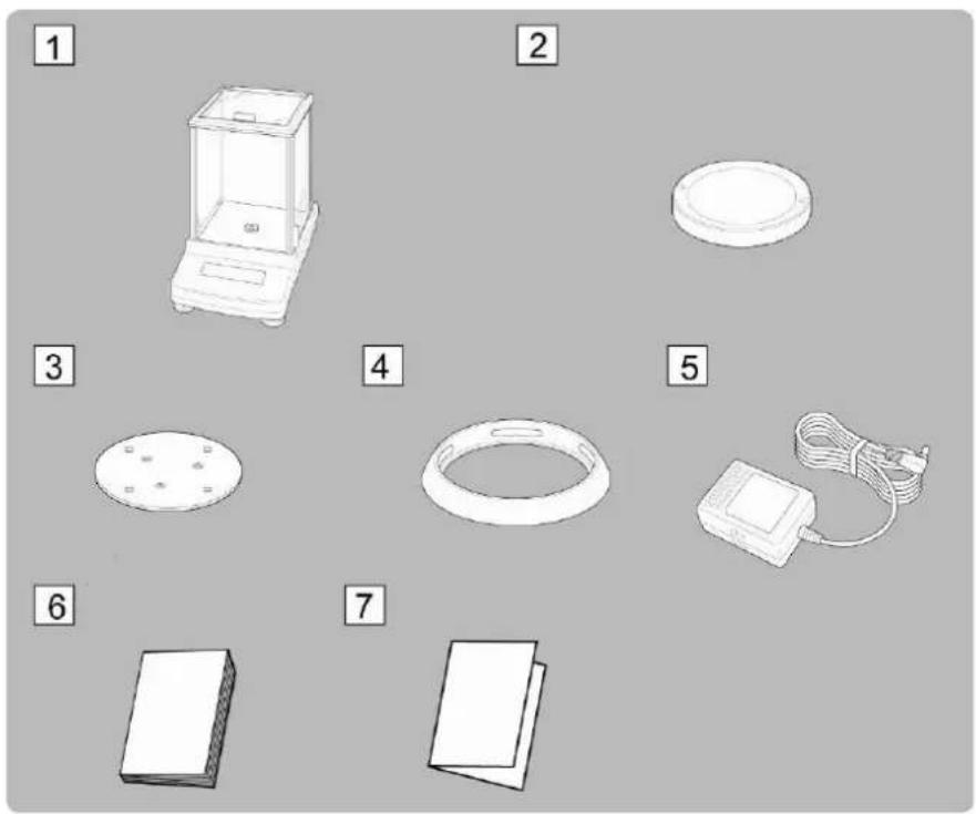Kern ABJ 220-4NM - Lieferumfang / Serienmäßiges Zubehör - 1