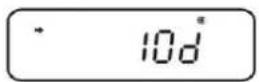 Kern ABS 120-4N - Change readability from 1D to 10 D - 4