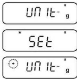 UN IT-* g * SET * UN IT-* g