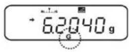 Kern ABS 120-4N - Return to weighing mode - 1