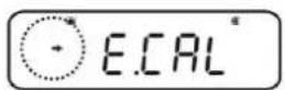 Kern ABS 120-4N - Menu settings „I.CAL“ / „E.CAL“ - 4