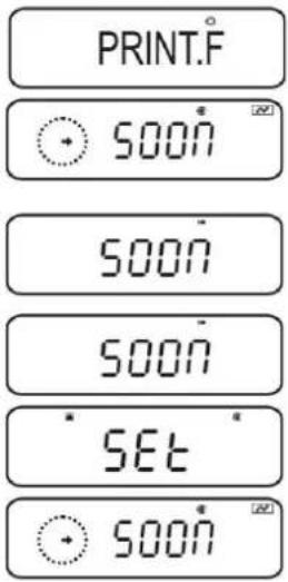 PRINT.F 500.0 500.0 500.0 SET 500.0