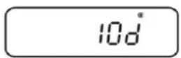 Kern ABS 120-4N - Ablesbarkeit von 1D auf 10 D ändern - 2
