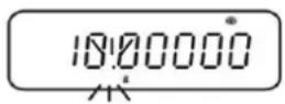 Kern ABS 120-4N - Position point décimal pour l'unité de pesée librement programmable La position du point décimal ne peut être décalée qu'en saisie numérique du facteur de conversion (voir au chap. 9.7.1, phase 2). - 2